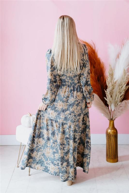 Floral Smocked Maxi Dress