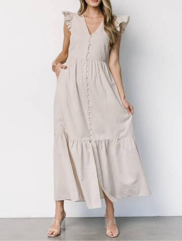 Ava Stripe Maxi Dress