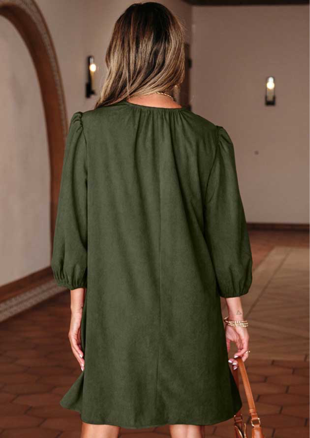 Cleo Pleated Mini Dress