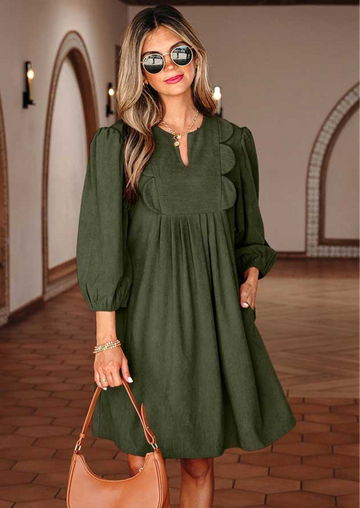 Cleo Pleated Mini Dress