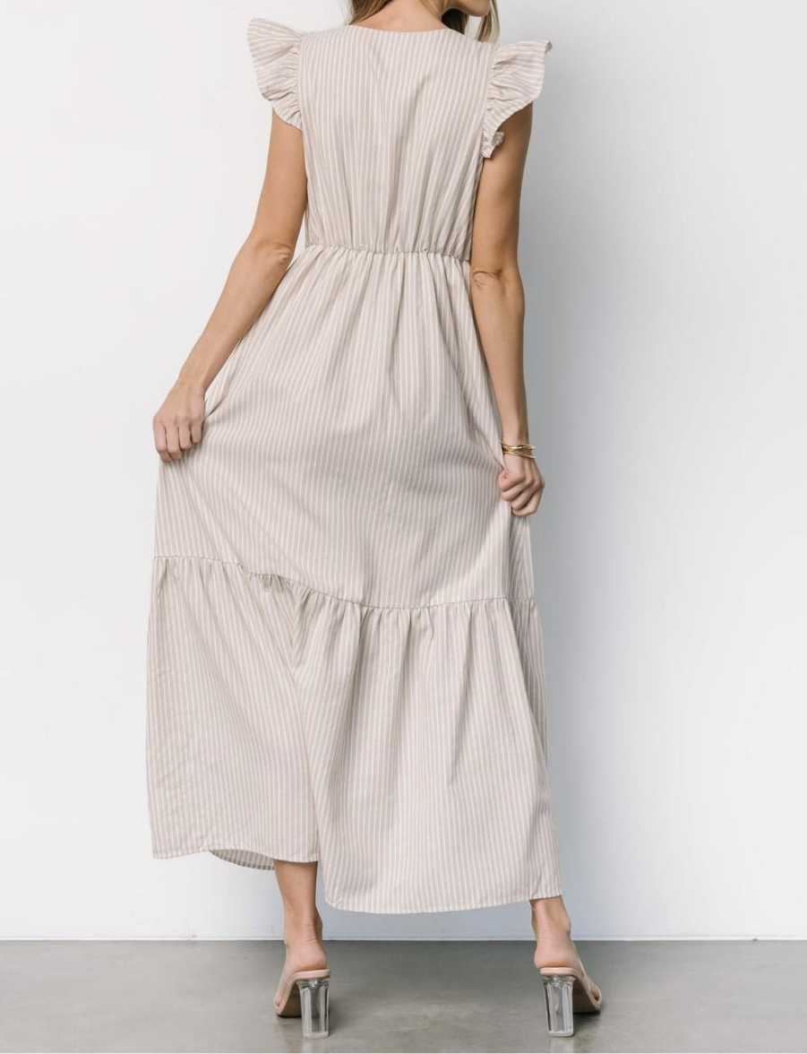 Ava Stripe Maxi Dress
