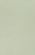 ribbed knit fabric sage green women top